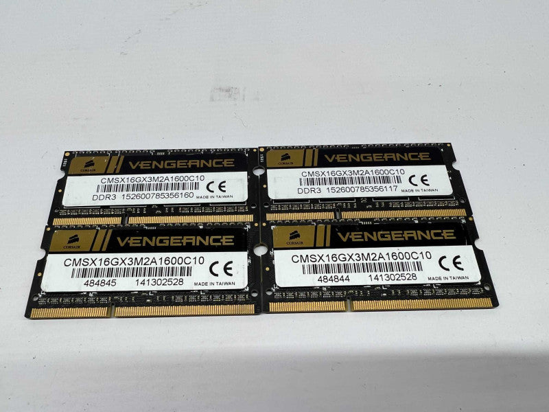 2x KITS of 16GB PC3(1.5V) Corsair Vengeance Laptop Memory see picture  -