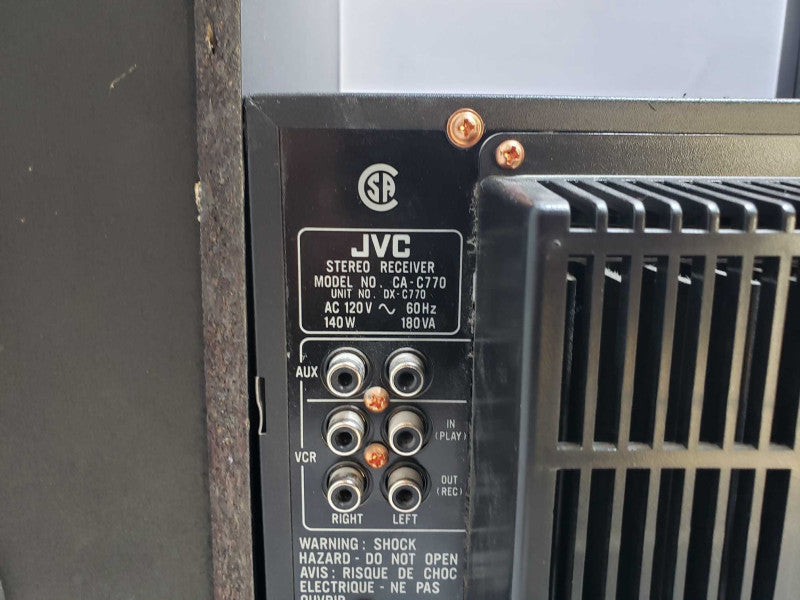 JVC Stereo Receiver CA-C770 + JVC Pair Speakers SP-C770 [