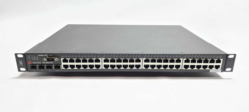 Brocade FastIron WS FWS648G-POE Gigabit Switch 48 Copper GbE Ports 4 x SFP  $