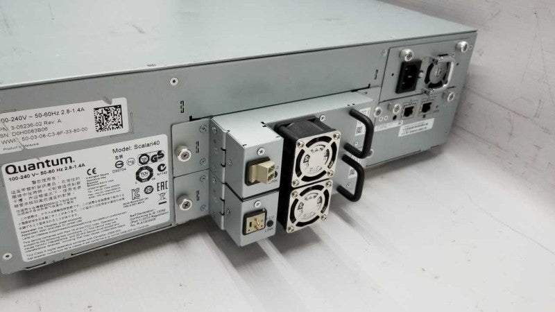 Quantum Scalari40 tape drive library / 2x LTO-6 Drive assembly controllers #