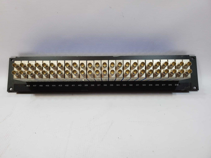 Canare 24x DVJ-W 75 Ohm Dual Video Jack Patchbay Rack Mount (