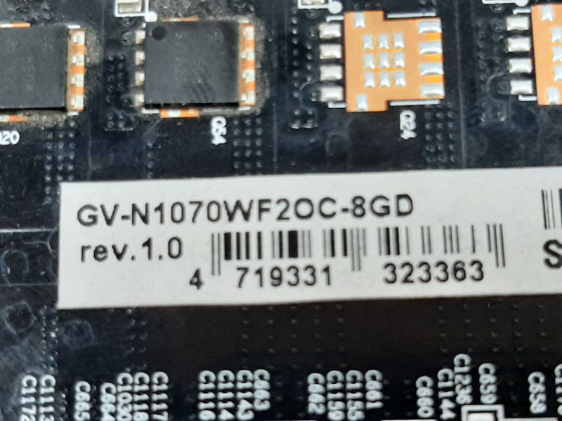 GIGABYTE Nvidia GeForce GTX 1070 8 GB Windforce OC (GV-N1070WF2OC-8GD) AS-IS ~