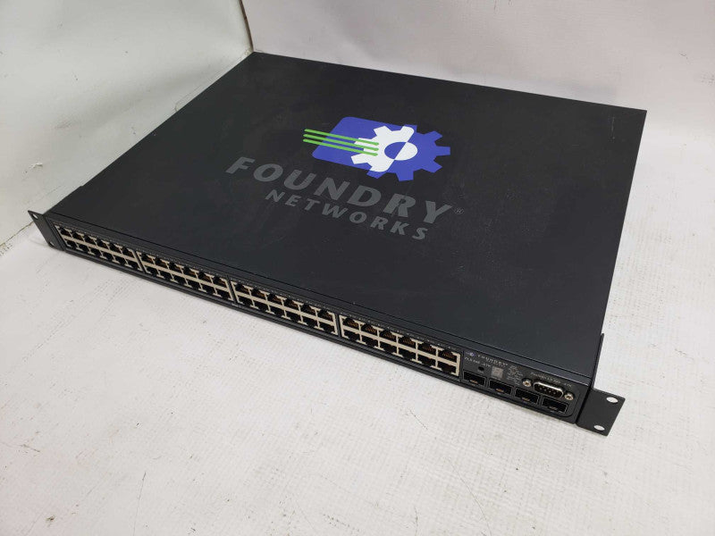 Brocade Foundry Fastiron FLS648 Gigabit Switch 48 x Copper GbE Ports 4 x SFP [