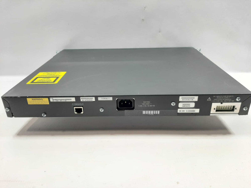 CISCO CATALYST 3560G SERIES POE-48 PORT WS-C3560G-48PS-S, FACTORY RESET ~