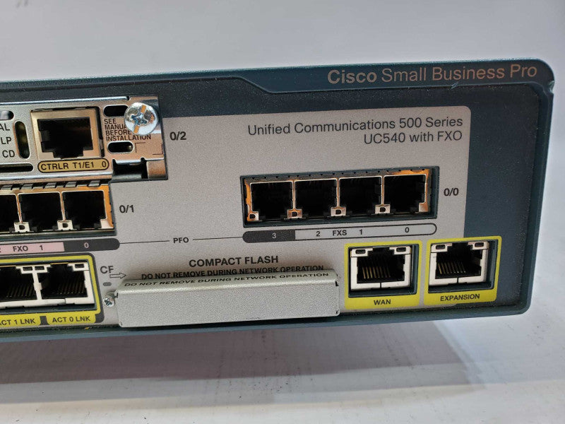 Cisco UC540 with FXO, As Is (