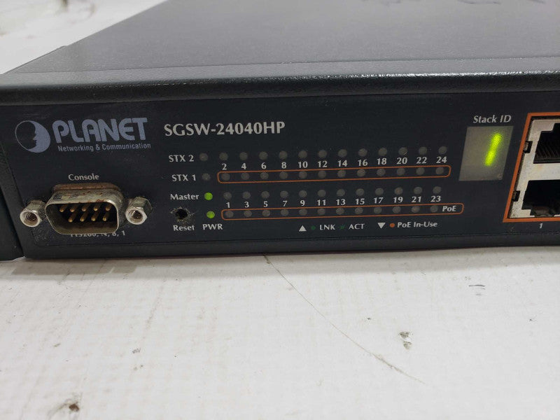 Planet SGSW-24040HP 24-Port 10/100/1000Mbps 4 Shared SFP [