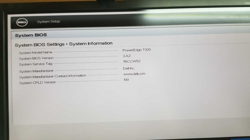 Dell Poweredge T320 Xeon E5-2403 V2 @ 1.80ghz / 8gb ram / 03P0R3 Ctrl #