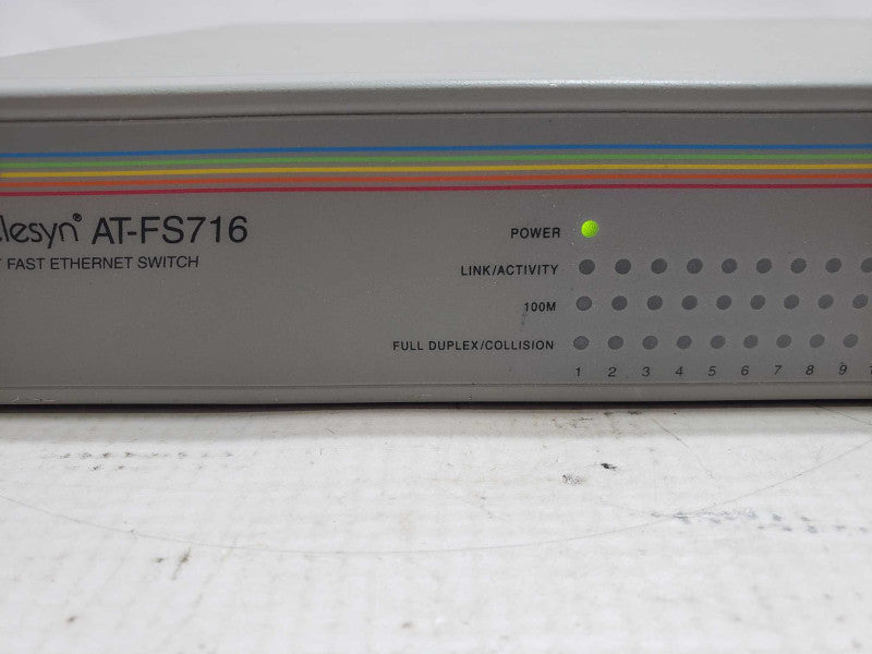 Allied Telesyn AT-FS716 16-Port Fast Ethernet Switch 10/100 Mbps Unmanaged [