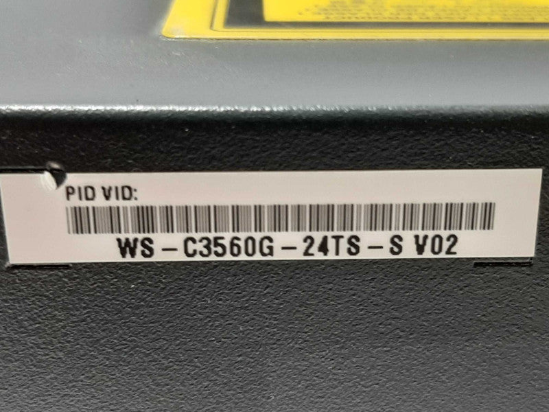 Cisco WS-C3560G-24TS-S Port Gigabit Switch, FACTORY RESET ~