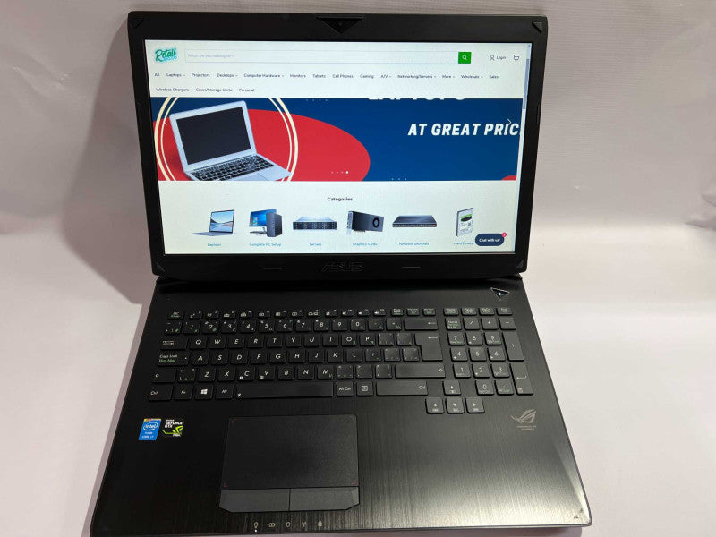 ASUS Gaming Laptop G750JW with i7-4700HQ CPU 16GB RAM & 500GB SSD + 2TB HDD St -