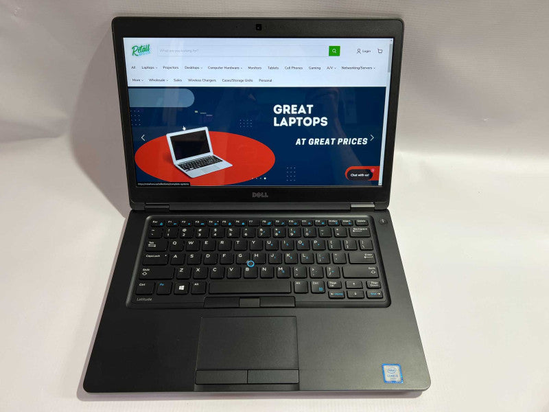 TouchScreen Dell Latitude 5480 with i5-6200U CPU 16GB RAM & 256GB SSD Storage  -