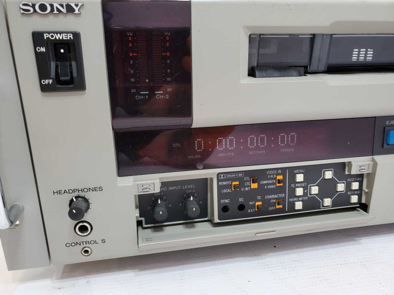 Sony BetaCam UVW-1800 SP VideoCassette Recorder Edit Component Play Deck (