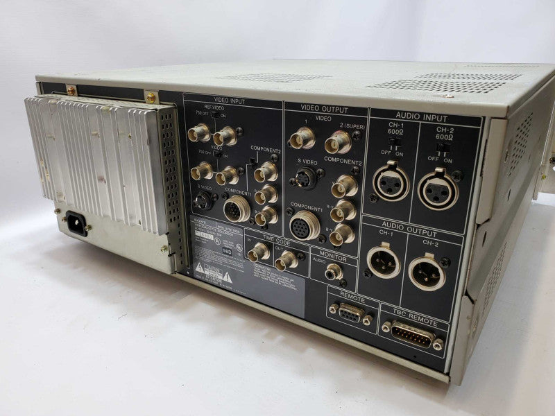 Sony BetaCam UVW-1800 SP VideoCassette Recorder Edit Component Play Deck (