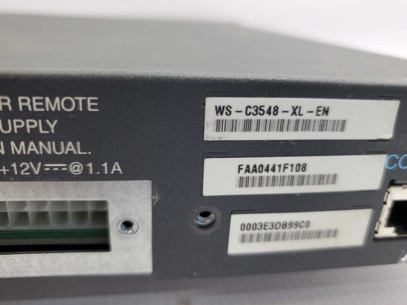 Cisco Catalyst WS-C3548-XL-EN 48-Port Gigabit Ethernet Switch )