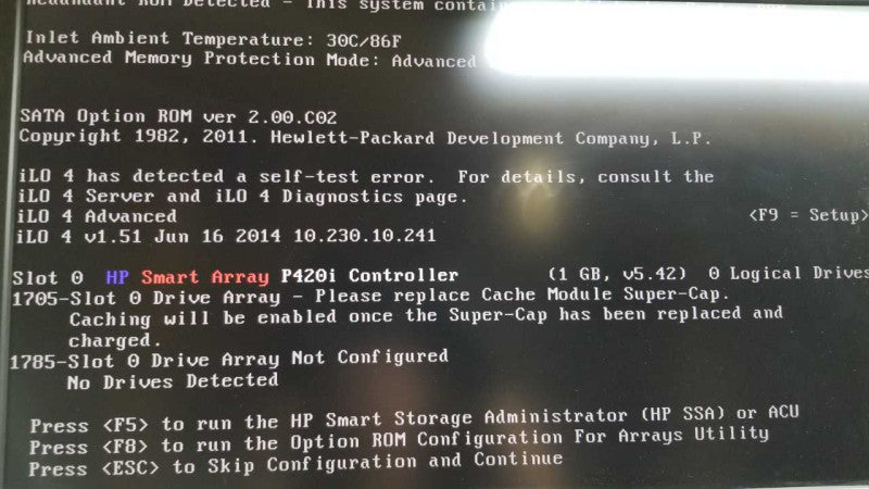 HP Proliant DL360p Gen8 2x Xeon E5-2640 @ 2.50ghz / 80gb ram / P420i Ctrl #