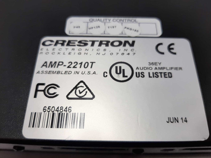 Crestron AMP-2210T Commercial Power Amplifier ~