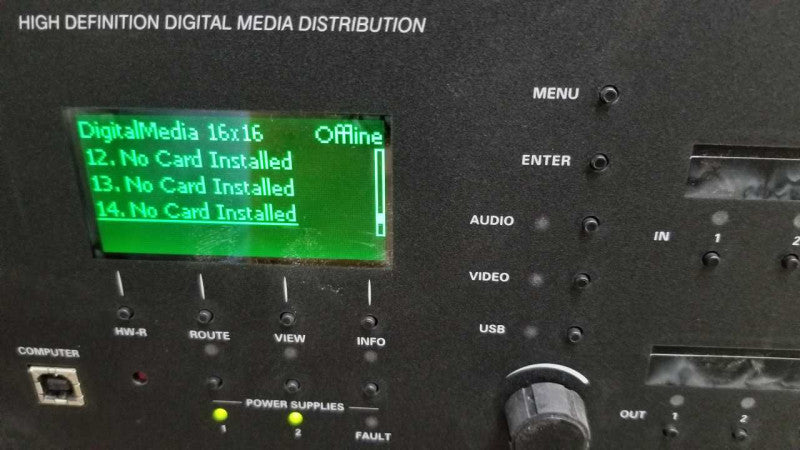 Crestron Universal Digital Media Switcher, Black 4x DMC-S-DSL  / 2x dmc-s-dsp #