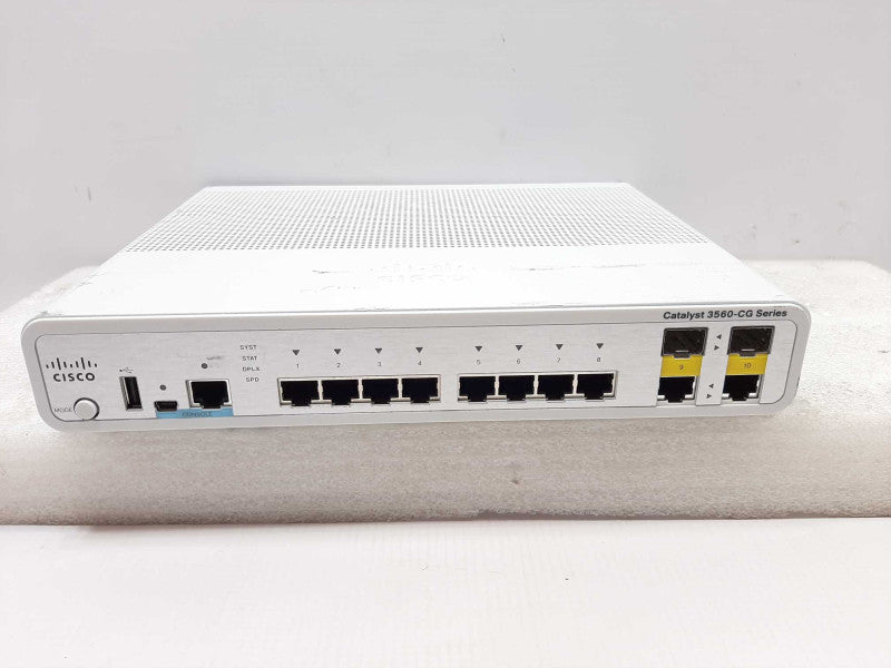 Cisco WS-C3560CG-8TC-S 8-Port Gigabit Compact Switch 2XDUAL UPLINK IP BASE, ~