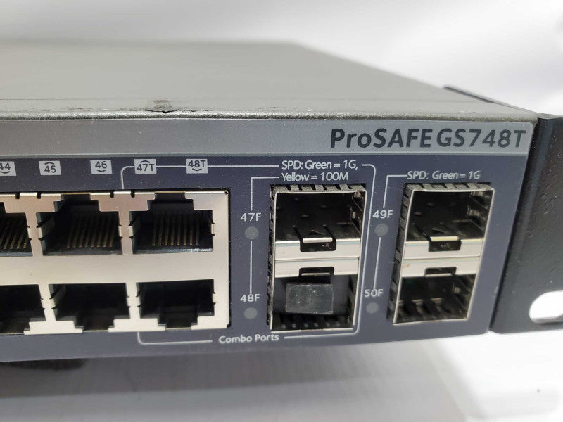 NETGEAR ProSafe GS748T v5 48 Port Gigabit Ethernet Smart Switch )