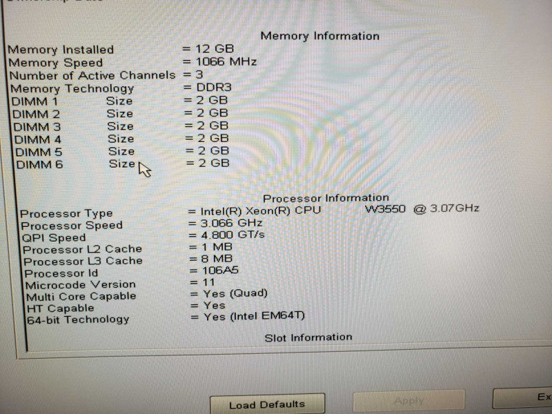 DELL Precision T3500 Xeon W3550@3.07GHz 12GB DDR3 [