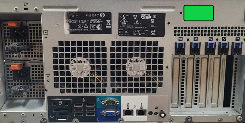 Dell PowerEdge T610 Xeon E5504  8GB RAM  0YK838 PERC 6/iR SAS NO HDD 2xPSU $