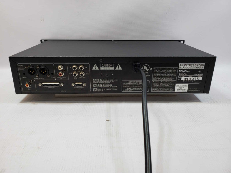 Denon DN-C635 Professional Rack Mountable Compact Disc/MP3 Player (