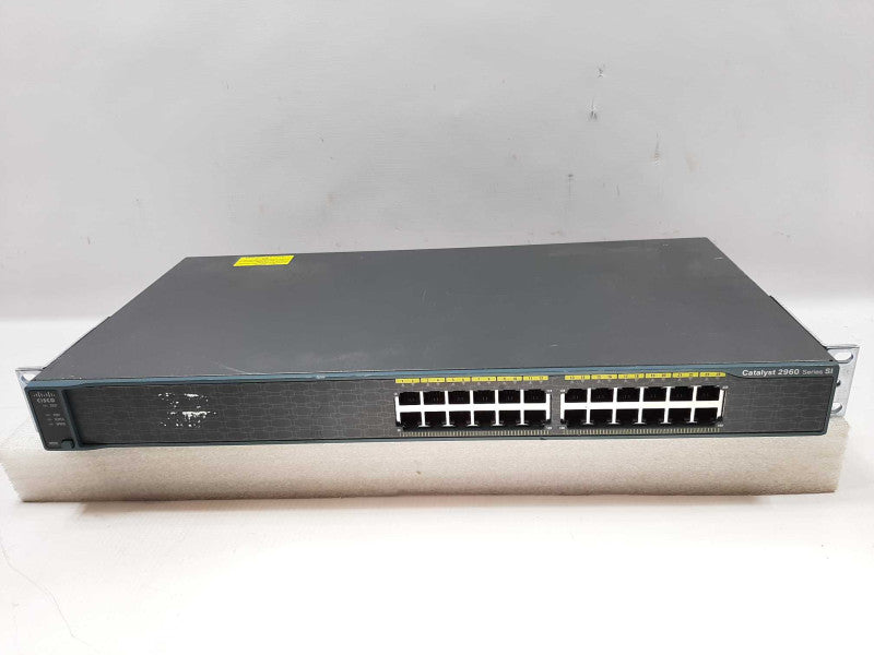 Cisco Catalyst 2960 SI Series WS-C2960-24-S 24-Port Switch, FACTORY RESET ~