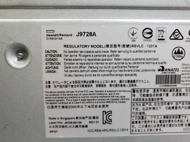 HP 2920-48G J9728A 48-Port Managed Gigabit Switch_ for Parts )