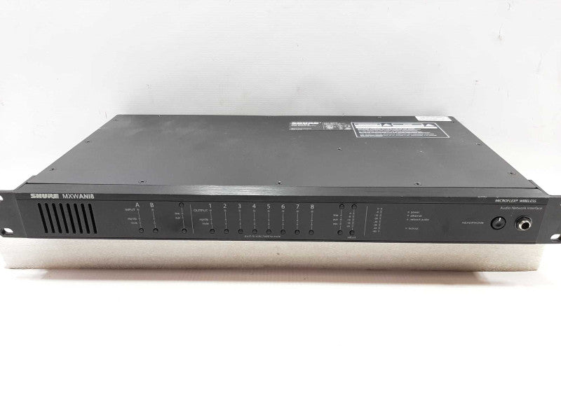 SHURE MXWANI8 Audio Network Interface Microflex Wireless connectivity 8channel ~