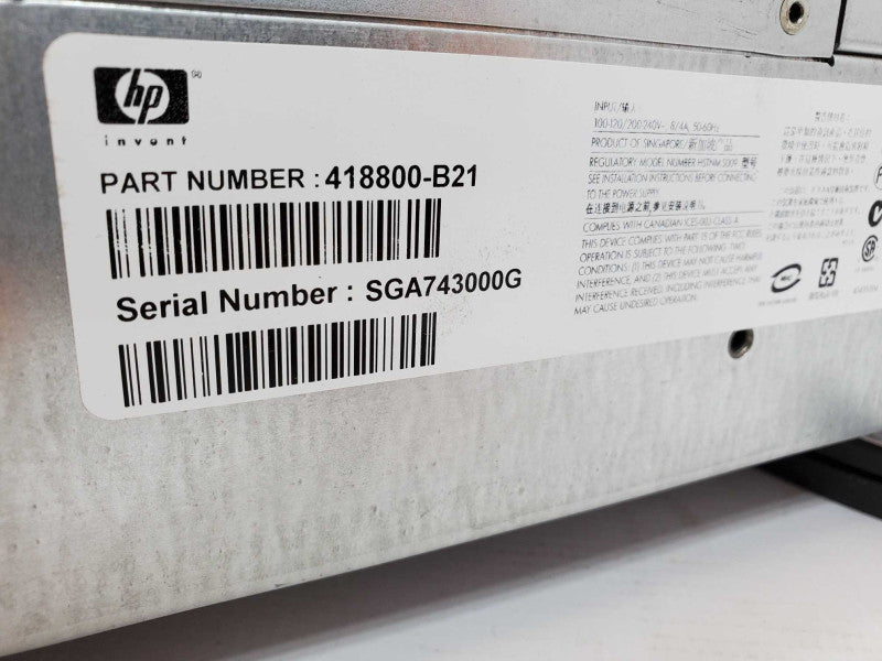 HP 418800-B21 StorageWorks MS70 Drive Array (