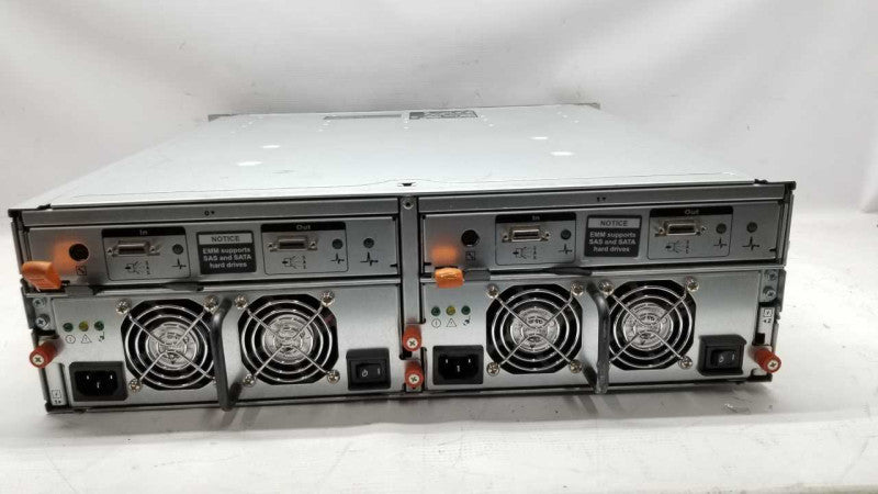Dell PowerVault MD1000 AMP01 array / 2x PSU / 2x controllers AMP01-SIM  #