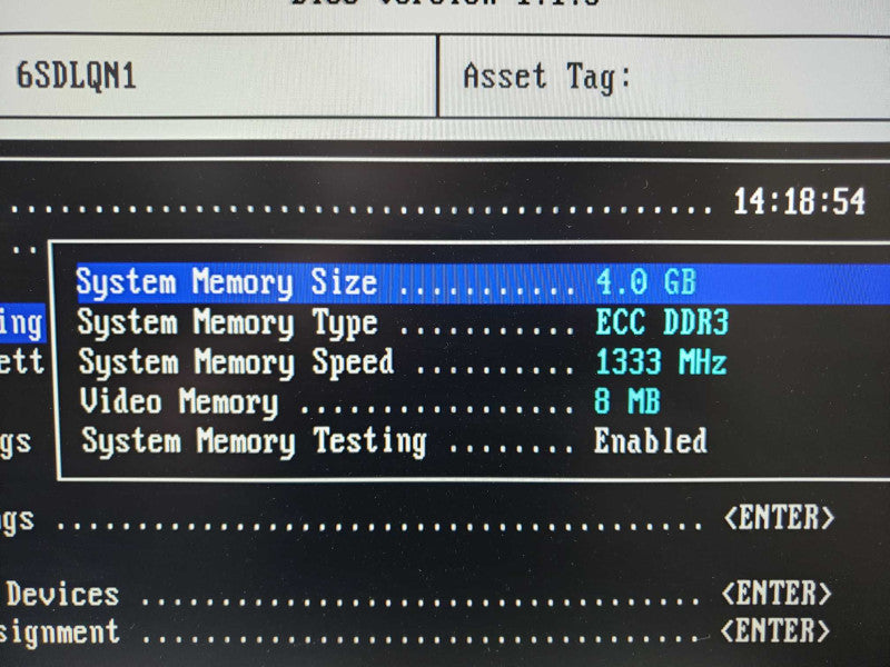 DELL PowerEdge R310 Xeon X3460@2.8GHz 4GB ECC DDR3 No RAID [
