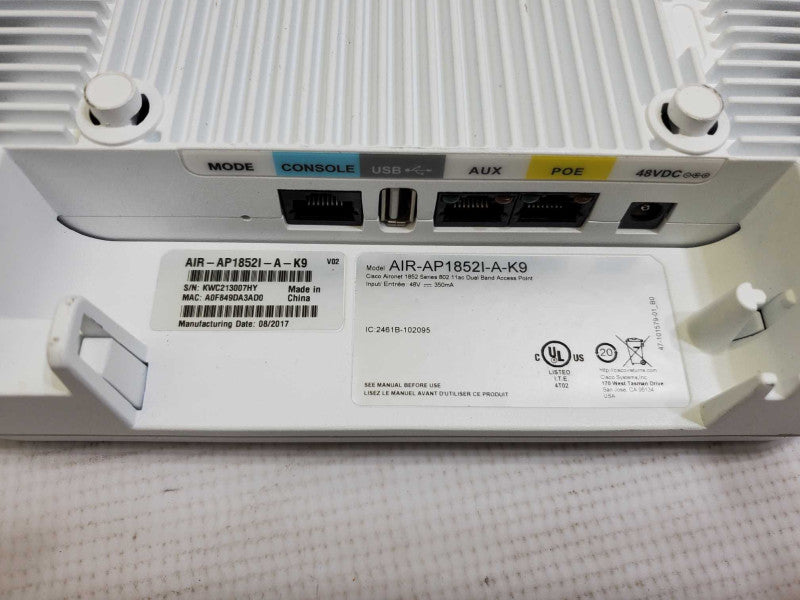 Cisco AIR-AP1852I-B-K9 Wireless Access Point _ for part )