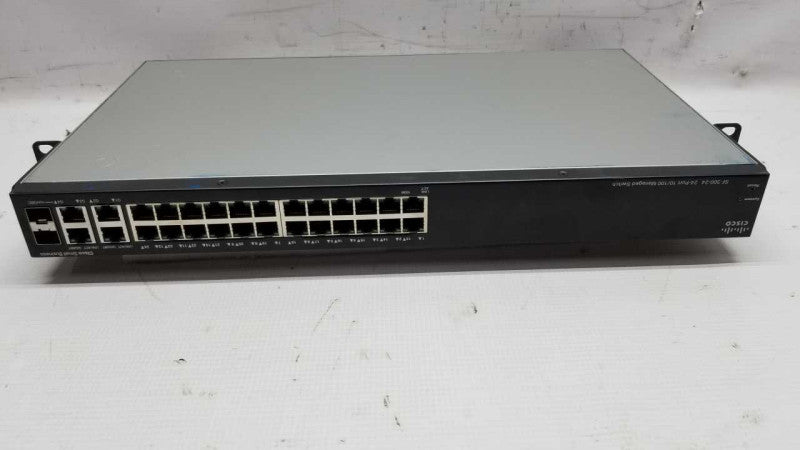 Cisco SF300-24 24x port fast managed switch #