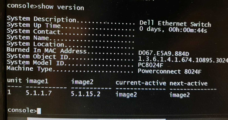 Dell POWERCONNECT 8024F 24-Port 10G SFP+ 4x Combo Ports Layer3 Switch, 2xPSUs ~