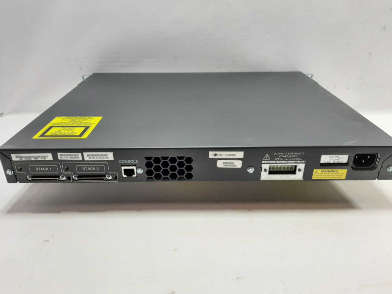 CISCO WS-C3750G-24PS-S Catalyst 3750 24 10/100/1000T PoE +, FACTORY RESET ~