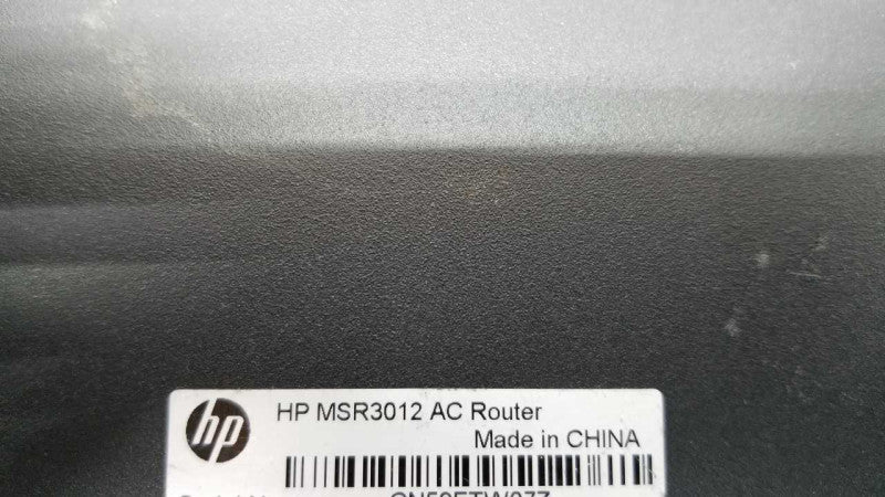 HP MSR3012 AC Flex Network 3-Ports Gigabit AC Router / FACTORY RESET #
