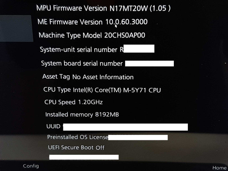 Lenovo ThinkPad Helix TP00065A Core 5Y71 @ 1.2GHz 8GB RAM 256GB SSD Keyboard #