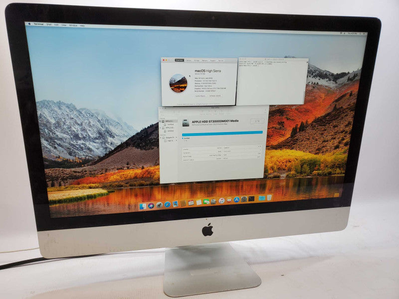 iMac Late 2013 Core i5-4670 @ 3.4 GHz 8GB 3TB HDD 128 SSD (