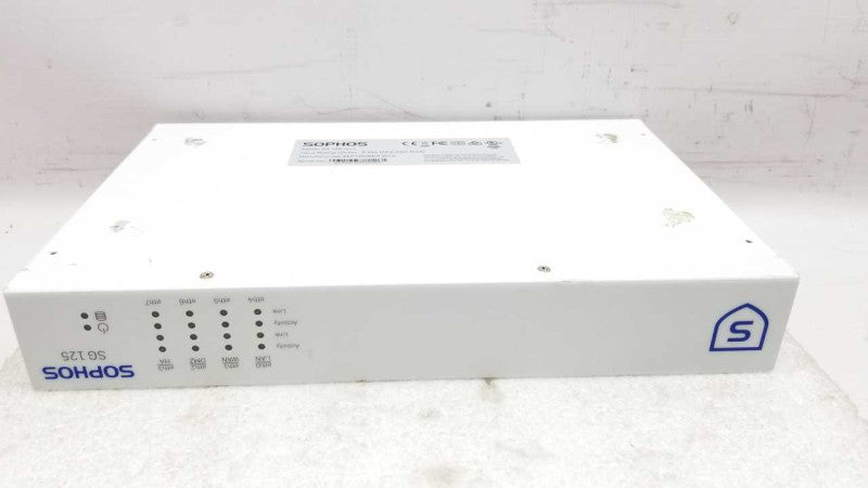 Sophos SG125  8x PORT NETWORK FIREWALL SECURITY APPLIANCE rev 1 #