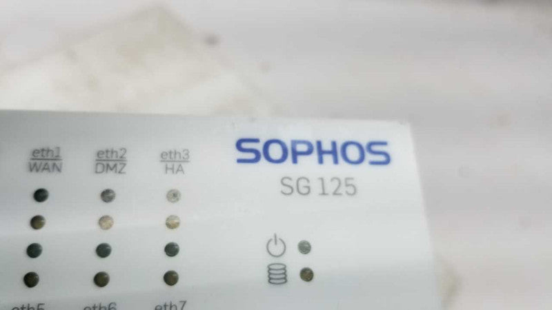 Sophos SG125  8x PORT NETWORK FIREWALL SECURITY APPLIANCE rev 1 #