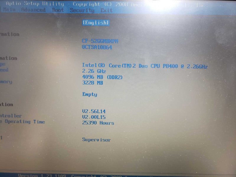 Panasonic Toughbook CF-52 Rugged Laptop Core P8400@2.26GHz 4GB DDR2  [