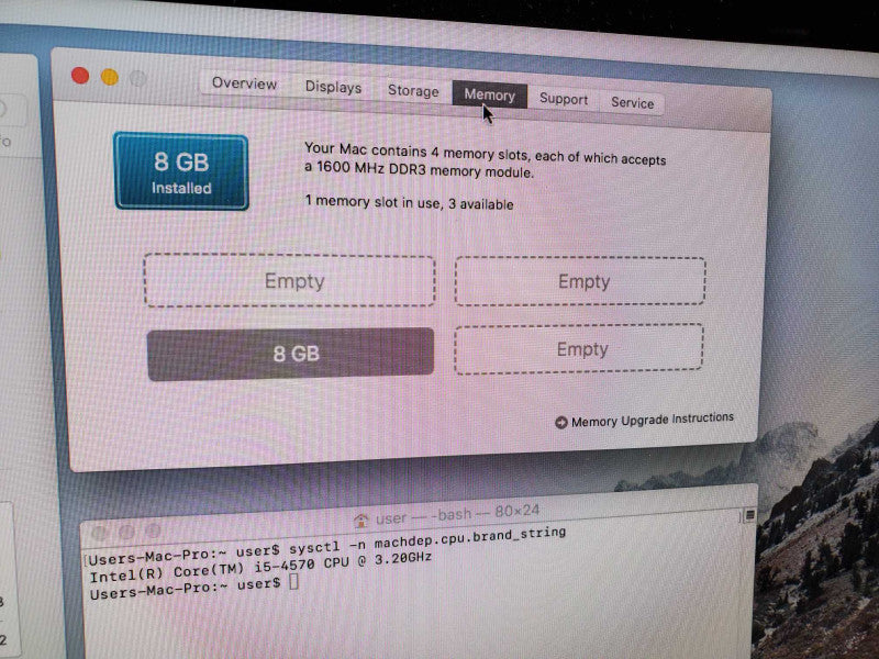iMac Late 2013 Core i5-4570 @ 3.2 GHz 8GB 1TB HDD 120 SSD w/ Mouse & Keyboard (