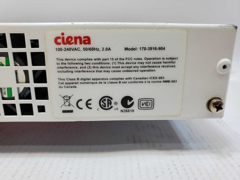 Ciena 3916 170-3916-904 Ethernet Service Delivery Switch (