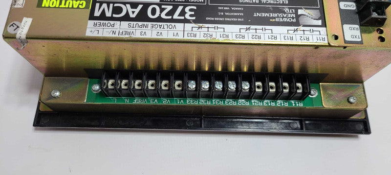 Power Measurement 3720-ACM-MPCC Operator Interface Meter$