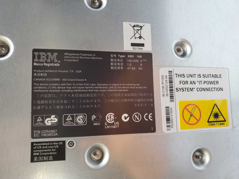 IBM SAN Switch System Storage SAN16B-2 16 active ports - 2005-B16 Incl. 10xSFP (