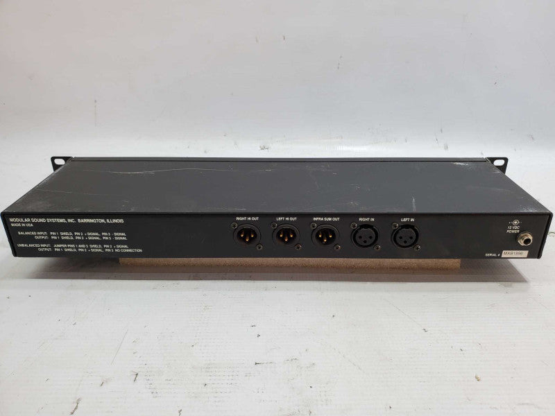 INFRA-MXB Low Frequency Integrator Dual Integrator Analog Bass Processor |