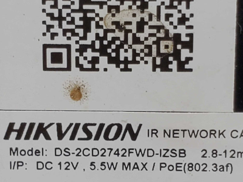 Hikvision DS-2DC2742FWD-IZSB Security Dome Camera |