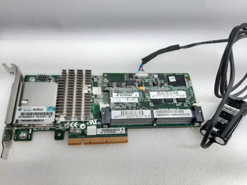HP 633539-001 631674-B21 Smart Array P421 + 2GB Cache 6Gbps SAS Controller ~