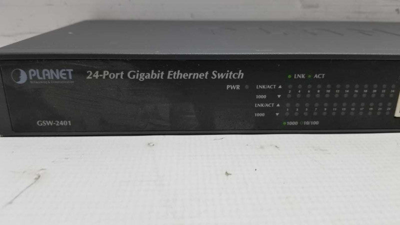 Planet 24-port Gigabit Ethernet Switch GSW-2401 #